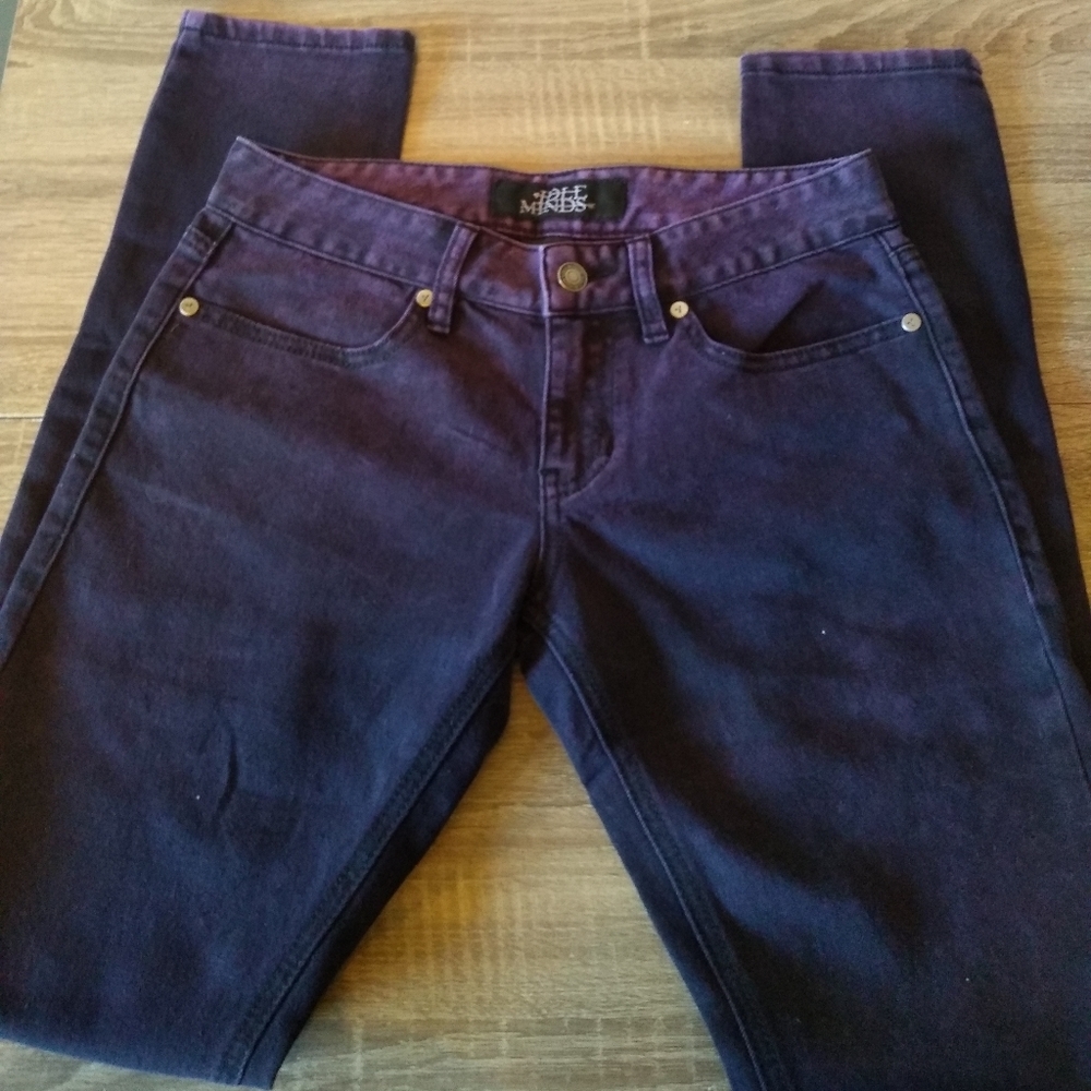 Idle Minds purple hint womens skinny Jeans Size  27